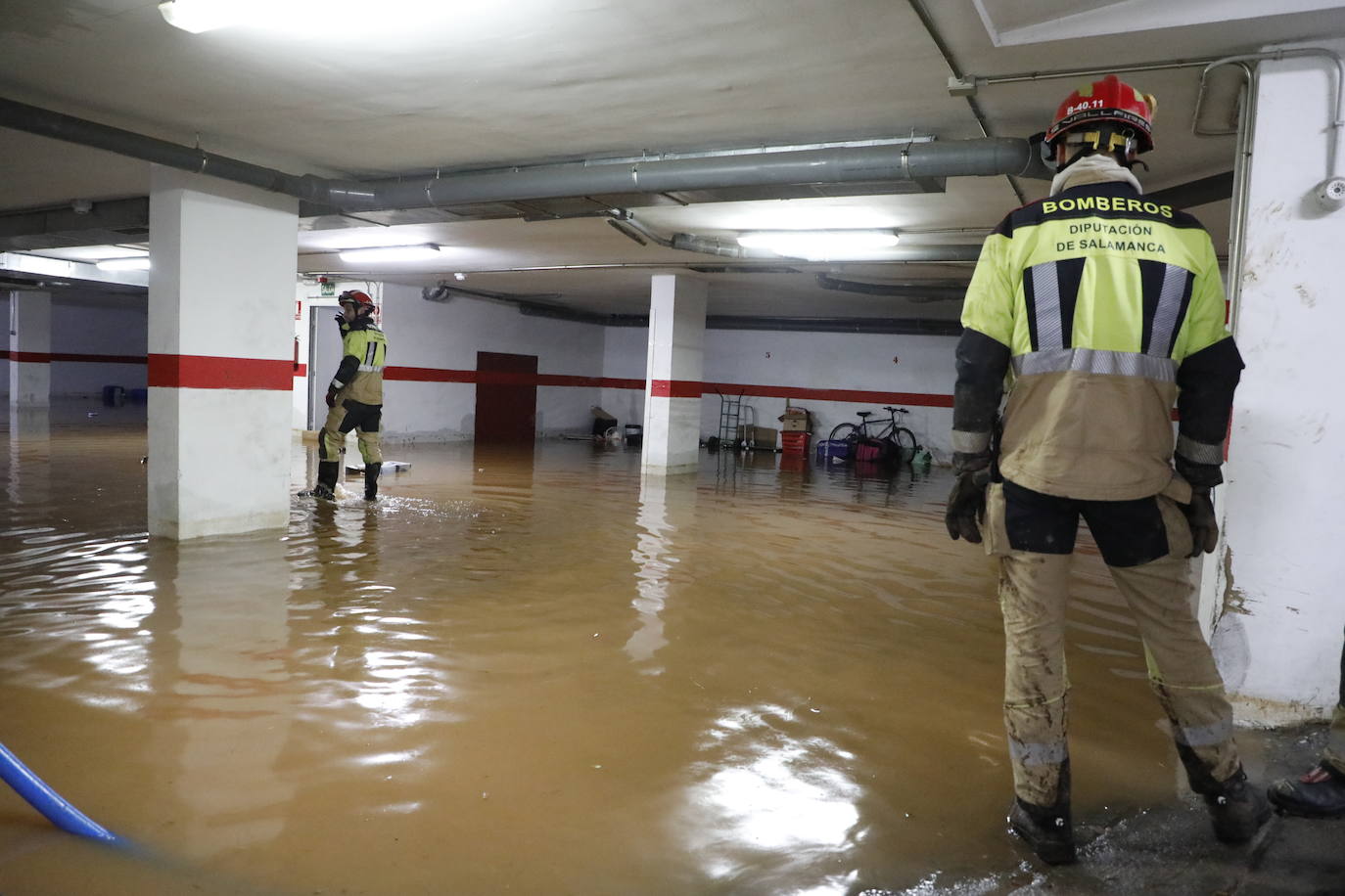 Salamanca hace recuento de daños por las intensas lluvias del domingo